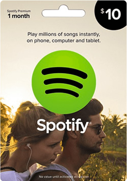 Spotify Gift Card $10