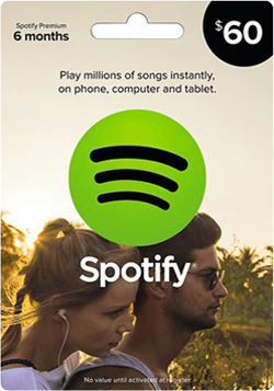 Spotify Gift Card $60