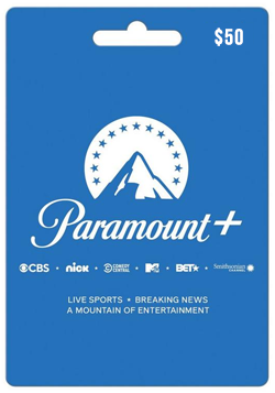 US Paramount Plus Gift Card