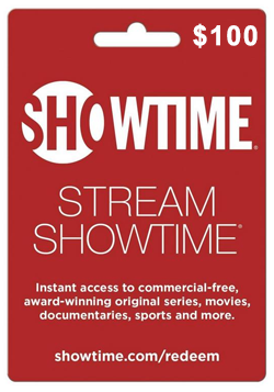 SHOWTIME Gift Card