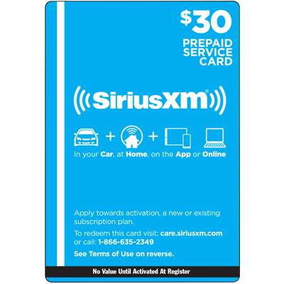SiriusXM Gift Card